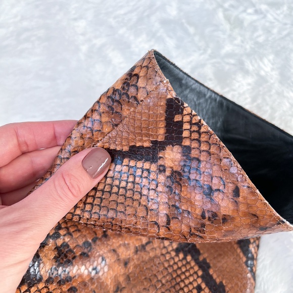 Luca Valentini Made in Italy Brown Camel Reptile OTK Over The Knee Boots 40 - Picture 16 of 17